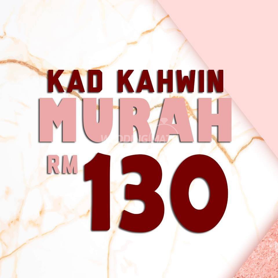 Kad Kahwin Murah RM 130