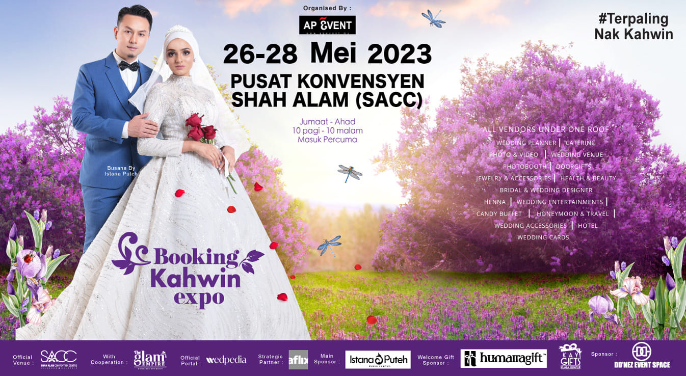 booking kahwin expo mei 2023